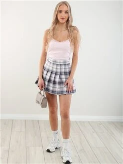 Saint Genies White Pleat Mini Skort -Jack & Jones Store 28048 2