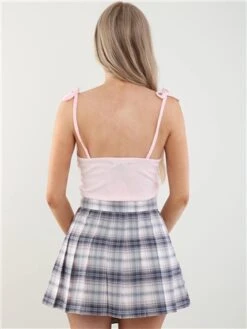 Saint Genies White Pleat Mini Skort -Jack & Jones Store 28048 3