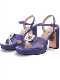Una Healy Lilac Hi Voltage Feels So Right Block Heel Shoe