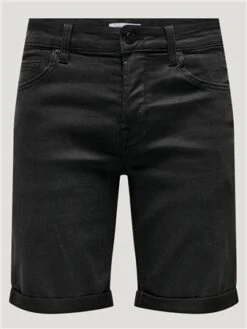 Only & Sons Black Regular Fit Shorts