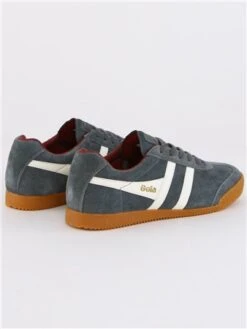 Gola Storm/Off White/Deep Red Classics Harrier Suede Trainers -Jack & Jones Store 28102 3