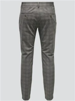 Only & Sons Grey Mark Slim Tapered Fit Trousers -Jack & Jones Store 28104 3