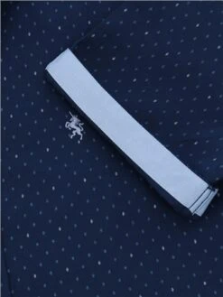 Alex & Turner Navy Pattern Print Short Sleeve Shirt -Jack & Jones Store 28105 2