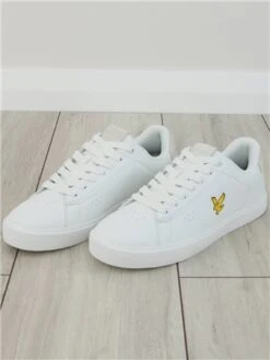 Lyle & Scott White Whitburn Trainers