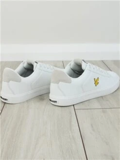 Lyle & Scott White Whitburn Trainers -Jack & Jones Store 28111 3