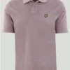 Lyle & Scott Hutton Pink Pigment Dyed Polo