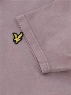 Lyle & Scott Hutton Pink Pigment Dyed Polo -Jack & Jones Store 28115 2