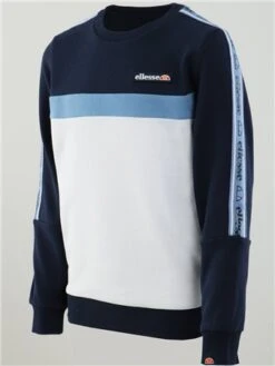 Ellesse Navy / White / Blue Sadotti Junior Sweatshirt