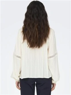 Only White / Creme June Lace Top With String Detail -Jack & Jones Store 28132 3