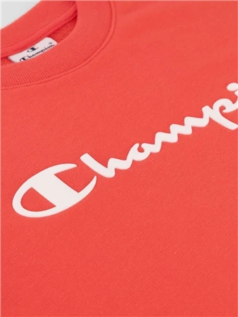 Champion Pink Big Logo Crewneck Sweatshirt 2 Champion Pink Big Logo Crewneck Sweatshirt - Image 2