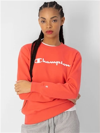 Champion Pink Big Logo Crewneck Sweatshirt 1 Champion Pink Big Logo Crewneck Sweatshirt