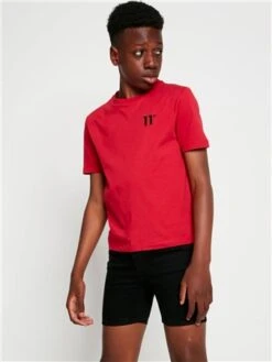11 Degrees Ski Patrol Red Junior Core T-Shirt -Jack & Jones Store 28145 3