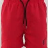 11 Degrees Ski Patrol Red Junior Core Swim Short