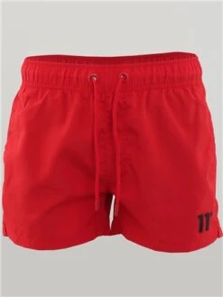11 Degrees Goji Berry Red Core Swim Shorts
