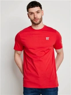 11 Degrees Goji Berry Red Core T-Shirt -Jack & Jones Store 28149 3