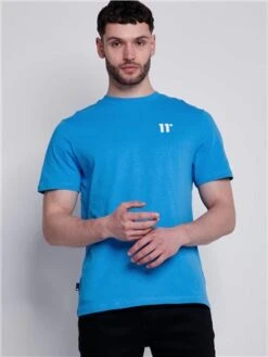 11 Degrees Air Force Blue Core T-Shirt -Jack & Jones Store 28153 3