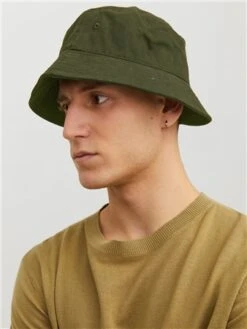 Jack & Jones Green / Forest Night Brink Bucket Hat -Jack & Jones Store 28169 3
