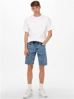 Only & Sons White / Bright White Relaxed Fit O-Neck T-Shirt -Jack & Jones Store 28171 2