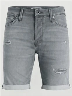 Jack & Jones Grey / Grey Denim Junior Rick Shorts