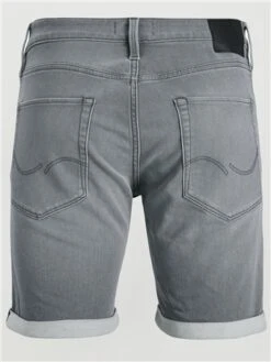 Jack & Jones Grey / Grey Denim Junior Rick Shorts -Jack & Jones Store 28174 3