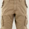 Brave Soul Stone Utility Pocket Detail Cotton Cargo Shorts