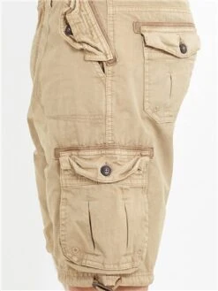 Brave Soul Stone Utility Pocket Detail Cotton Cargo Shorts -Jack & Jones Store 28179 2