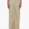 Only Grey / Oxford Tan Wide Leg Pants With Extra High Waist