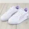 Puma White - Spring Lavender - Gold Carina Street Sneakers