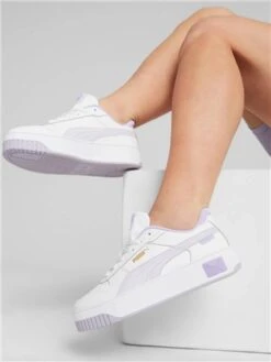 Puma White - Spring Lavender - Gold Carina Street Sneakers -Jack & Jones Store 28229 3