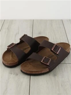Birkenstock Dark Brown Arizona Birko-Flor Sandals