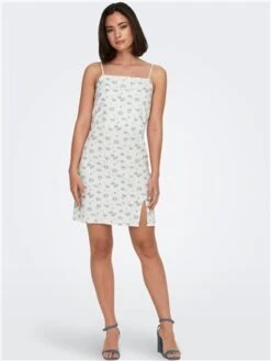 Only Cloud Dancer / Ditsy Caro Mini Dress With Square Neck -Jack & Jones Store 28262 2