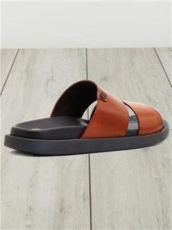 Base London Tan Leto Waxy Sandals Tan -Jack & Jones Store 28269 3