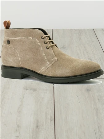 Base London Sand Kilby Suede Chukka Boots 2 Base London Sand Kilby Suede Chukka Boots - Image 2