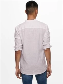 Only & Sons Purple / Nirvana Slim Fit China Collar Shirt -Jack & Jones Store 28285 2