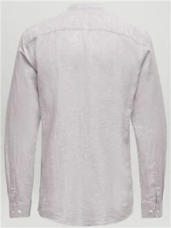 Only & Sons Purple / Nirvana Slim Fit China Collar Shirt -Jack & Jones Store 28285 3