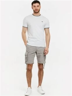 Threadbare Ice Grey Cargo Shorts -Jack & Jones Store 28293 2