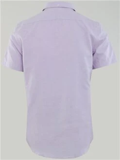 Ottomoda Lilac Short Sleeve Oxford Shirt -Jack & Jones Store 28299 3