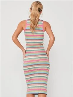 Saint Genies Pink Midi Knit Dress -Jack & Jones Store 28316 3