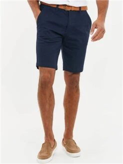 Threadbare Navy Belted Chino Shorts -Jack & Jones Store 28318 3