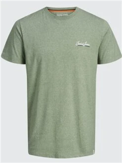 Jack & Jones Green / Oil Green Crew Neck T-Shirt