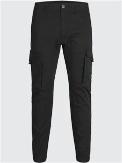 Jack & Jones Black / Black Paul Flake Akm 542 Cargo Pants