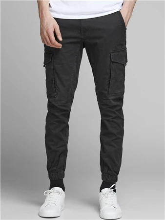 Jack & Jones Black / Black Paul Flake Akm 542 Cargo Pants 4 Jack & Jones Black / Black Paul Flake Akm 542 Cargo Pants - Image 4