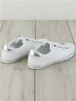 Lloyd & Pryce White Rosey Lace Up Trainers -Jack & Jones Store 28358 3