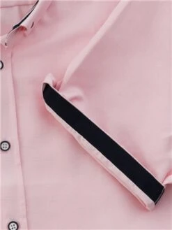 Daniel Rosso Pink Short Sleeve Oxford Shirt -Jack & Jones Store 28367 2