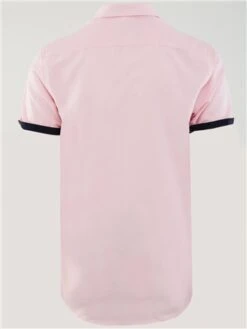 Daniel Rosso Pink Short Sleeve Oxford Shirt -Jack & Jones Store 28367 3