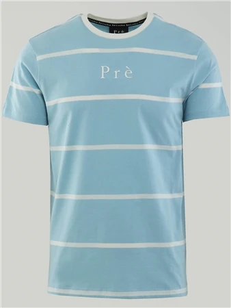 Pre London Light Blue / Ecru Alba T-Shirt 1 Pre London Light Blue / Ecru Alba T-Shirt