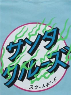 Santa Cruz Light Blue Inferno Dots T-Shirt -Jack & Jones Store 28375 2