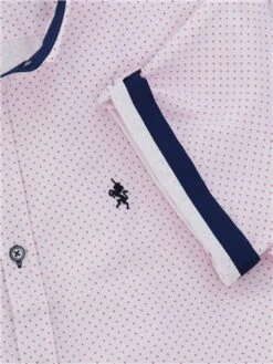 Alex & Turner Pink Pattern Print Short Sleeve Shirt -Jack & Jones Store 28379 2