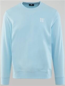 11 Degrees Light Blue Core Sweat Shirt