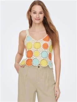 Only Grey / Birch Yvonne V-Neck Top